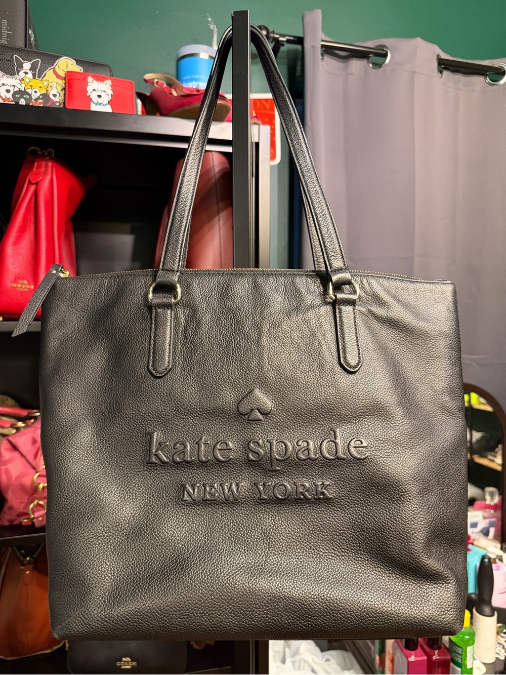 Kate Spade Zip Tote Bag, Leather